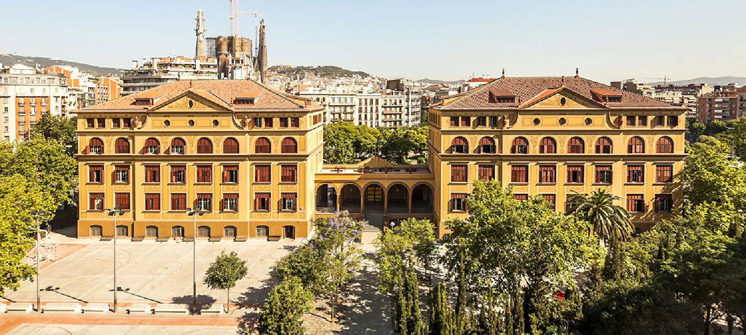 View of Escola Ramon Llull, where AICONNEX installed the school’s indoor and outdoor PA system