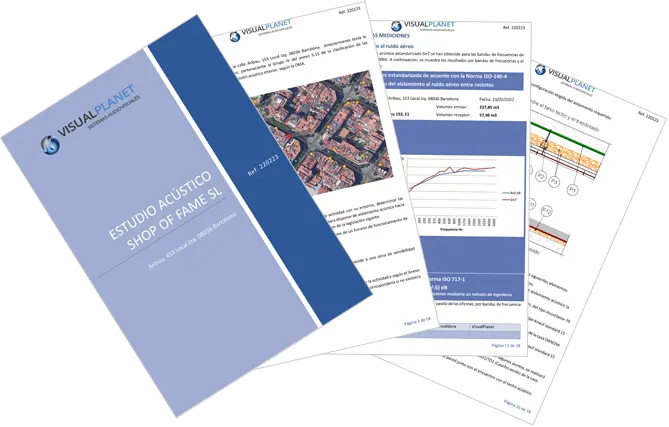 Report on the necessary acoustic insulation to soundproof your business after carrying out sound measurements