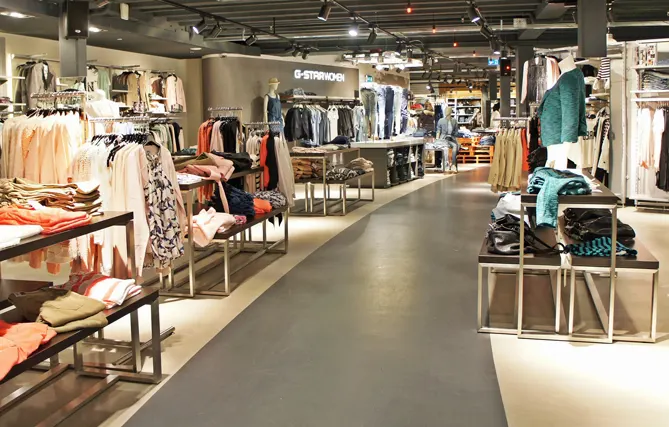 CESVA sound limiter installed by AICONNEX in a clothing shop